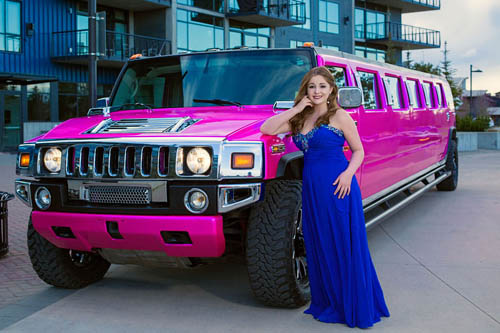 Pink Hummer Limousine Midlands Limo Hire
