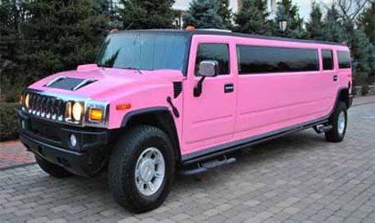 Pink Hummer H2 Limo Hire