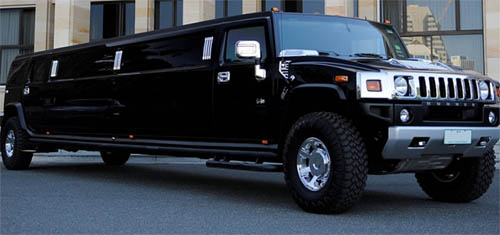 BLACK hummer limo hire 