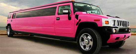 Pink Hummer Limo Hire Dudley