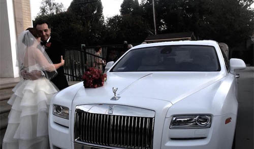 Rugby Rolls Royce Phantom Wedding Car