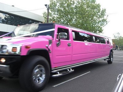 Buckingham Pink Limo Hire