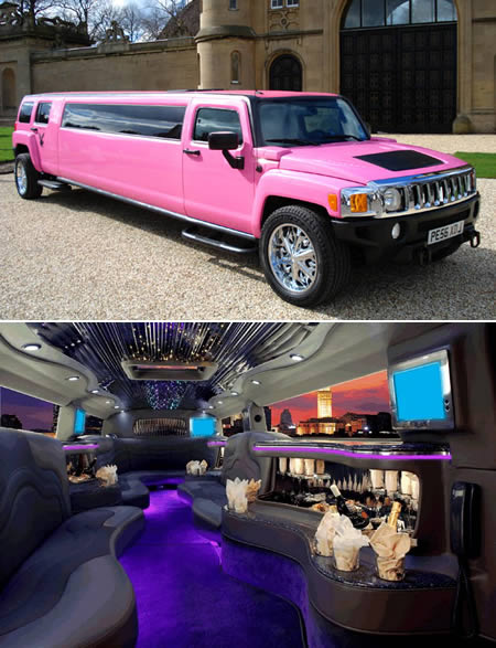 Cannock Pink Limo Hire